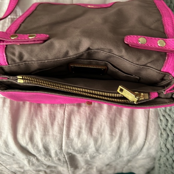 Vintage J.Crew Pink Leather Crossbody Bag - Picture 5 of 6